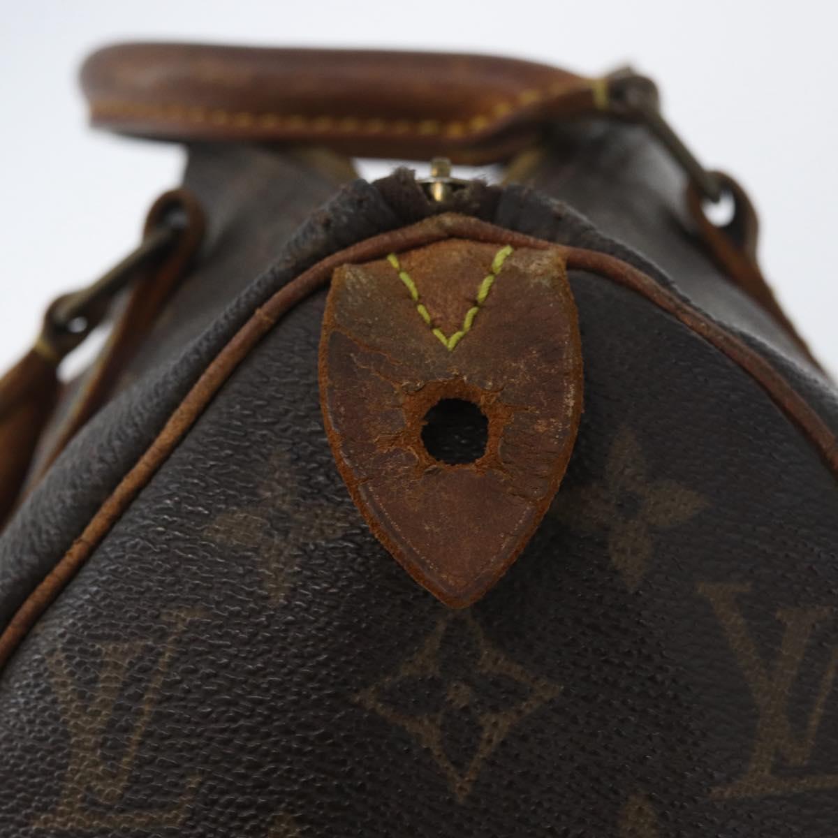 LOUIS VUITTON Monogram Speedy 25 Hand Bag M41528 LV Auth ka3272