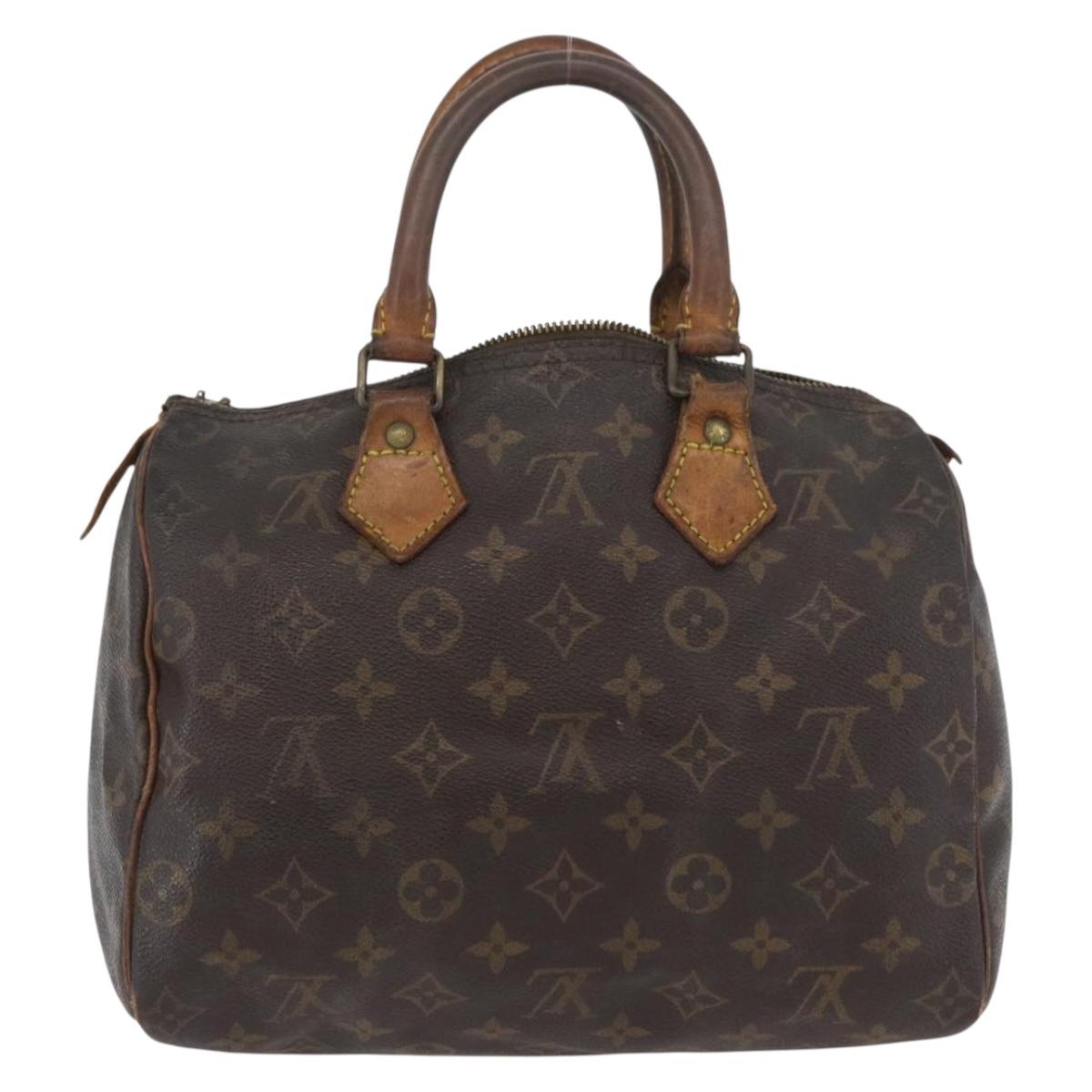 LOUIS VUITTON Monogram Speedy 25 Hand Bag M41528 LV Auth ka3272