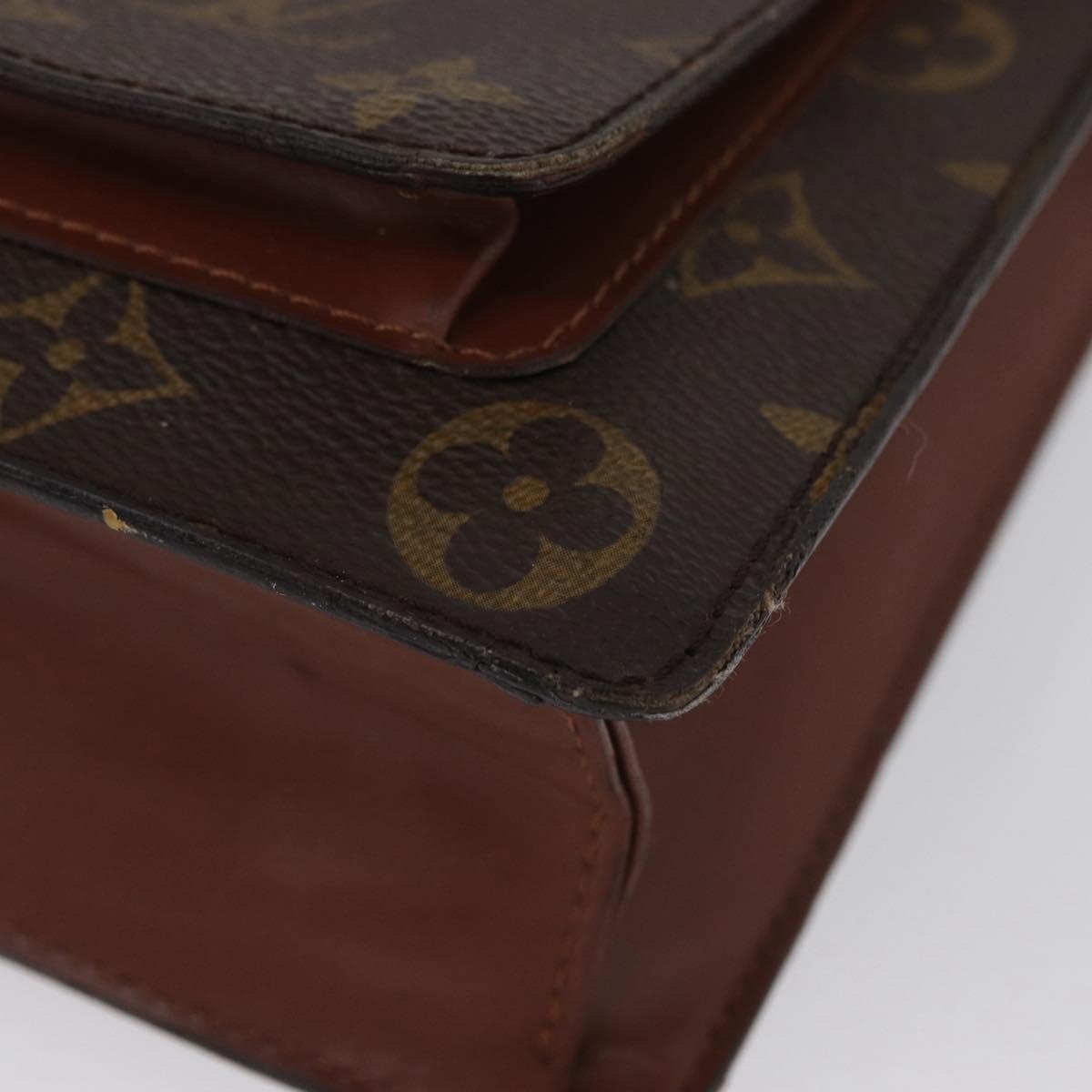 LOUIS VUITTON Monogram Monceau 28 Hand Bag 2way M51185 LV Auth ka3273