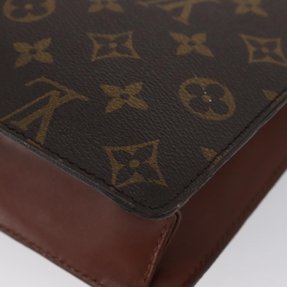 LOUIS VUITTON Monogram Monceau 28 Hand Bag 2way M51185 LV Auth ka3273
