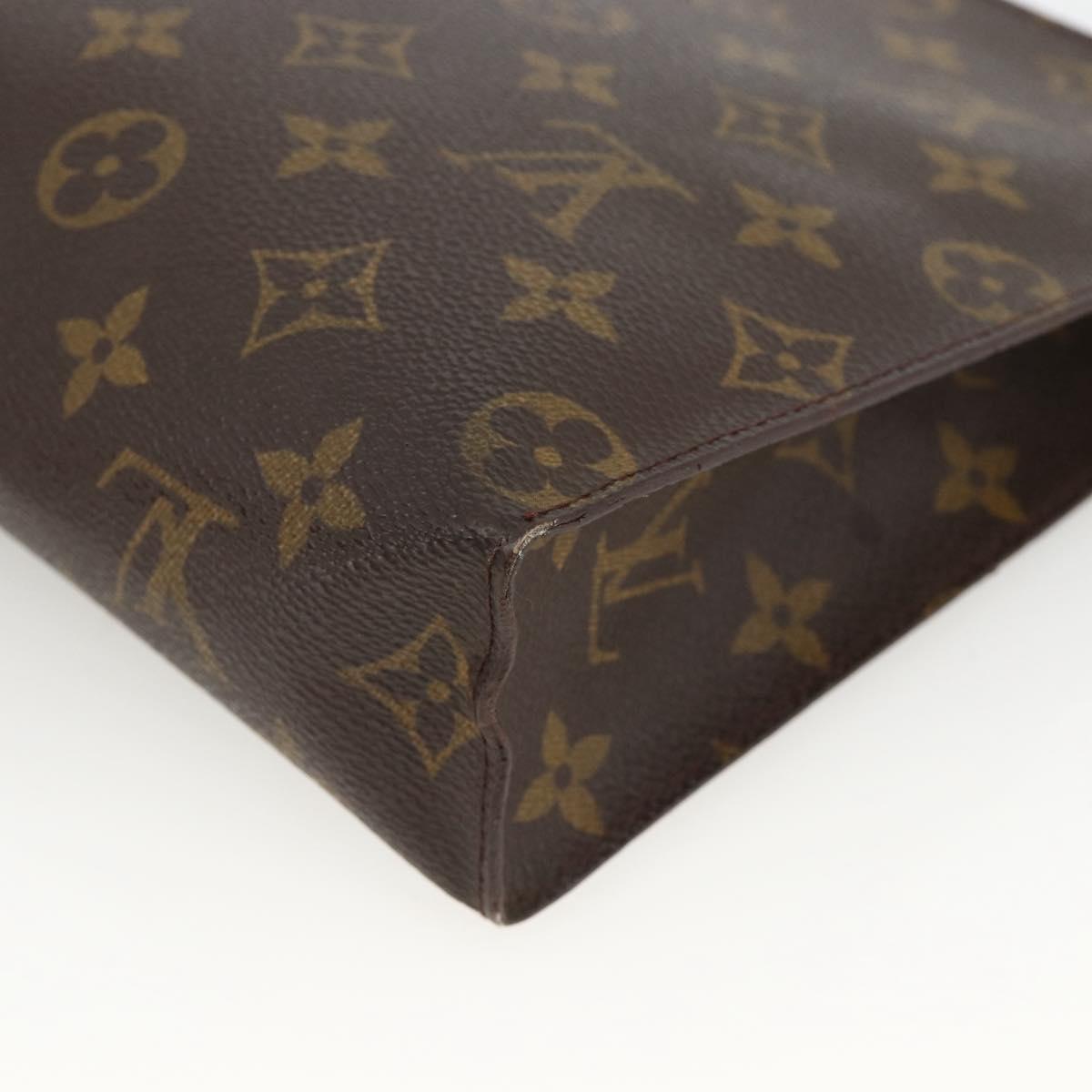 LOUIS VUITTON Monogram Poche Toilette 26 Pouch M47542 LV Auth ka3299