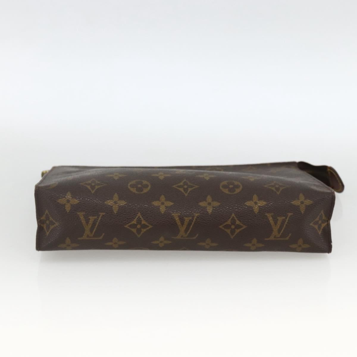 LOUIS VUITTON Monogram Poche Toilette 26 Pouch M47542 LV Auth ka3299