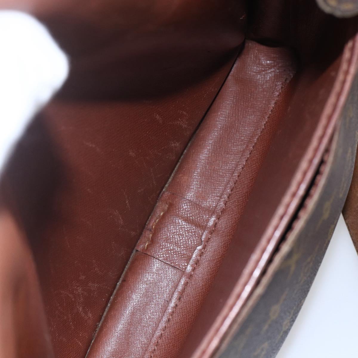 LOUIS VUITTON Monogram Cartouchiere MM Shoulder Bag M51253 LV Auth ka331