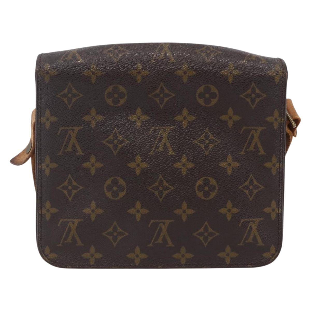 LOUIS VUITTON Monogram Cartouchiere MM Shoulder Bag M51253 LV Auth ka331