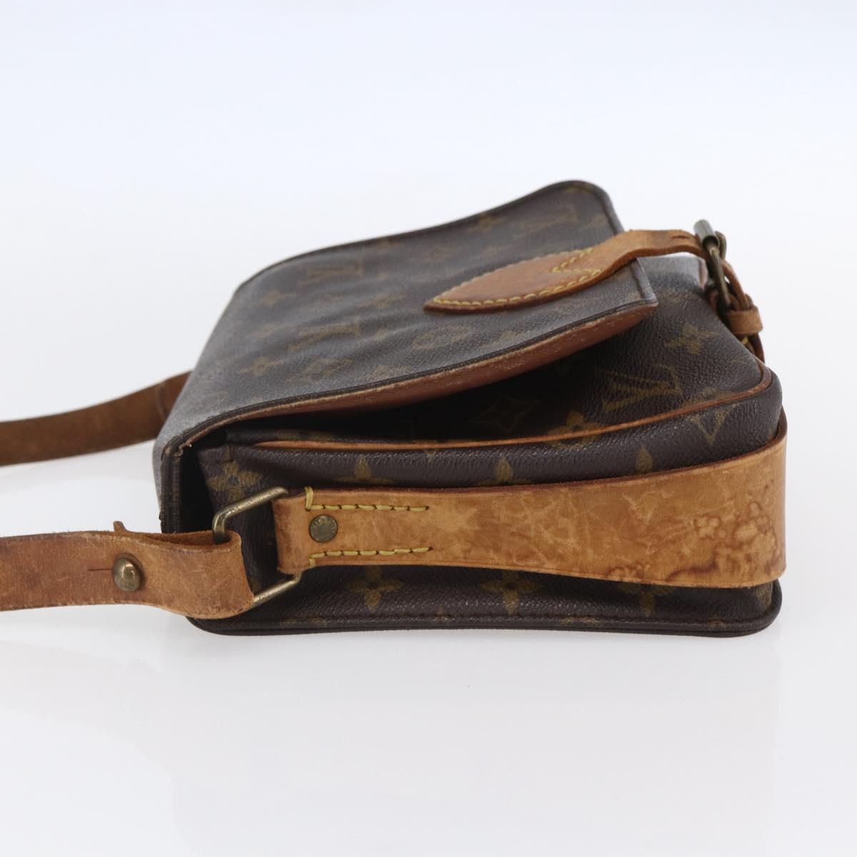 LOUIS VUITTON Monogram Cartouchiere MM Shoulder Bag M51253 LV Auth ka331