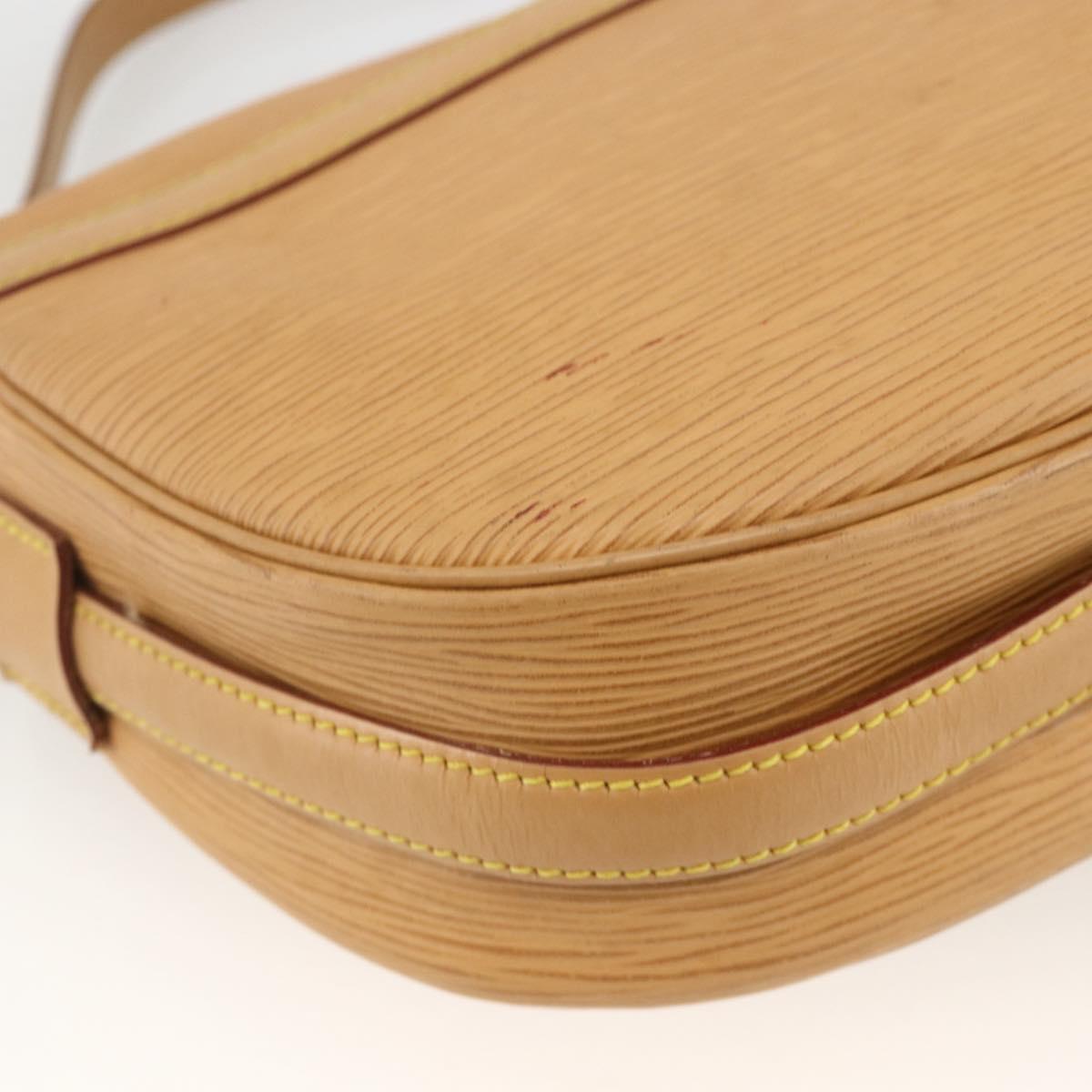 LOUIS VUITTON Epi Jeune Fille MM Shoulder Bag Beige M52156 LV Auth ka3311