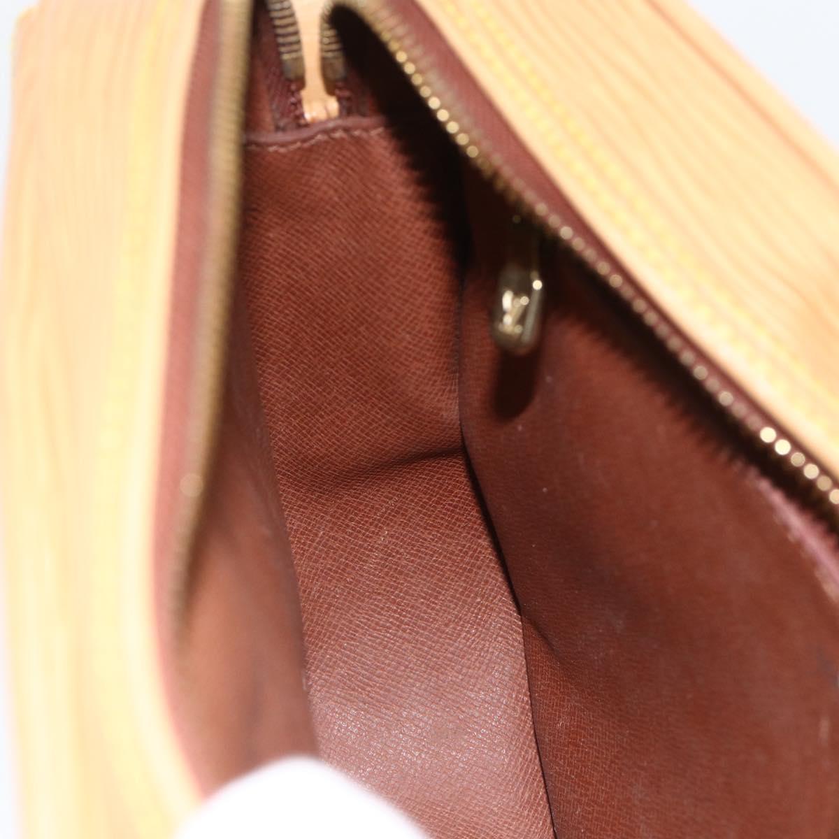 LOUIS VUITTON Epi Jeune Fille MM Shoulder Bag Beige M52156 LV Auth ka3311