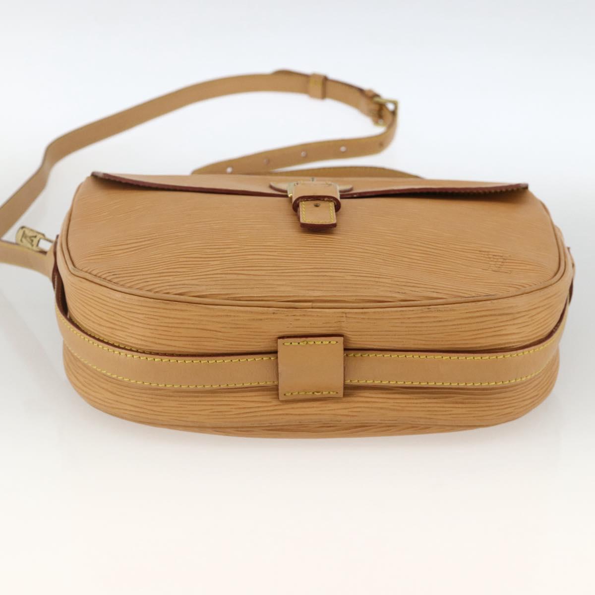 LOUIS VUITTON Epi Jeune Fille MM Shoulder Bag Beige M52156 LV Auth ka3311