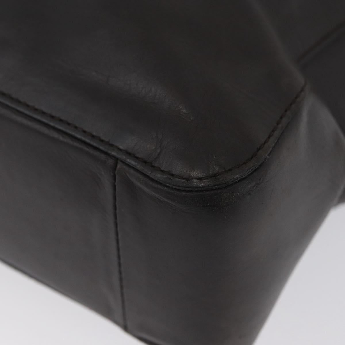 BOTTEGA VENETA INTRECCIATO Hand Bag Leather Brown Auth ka3317