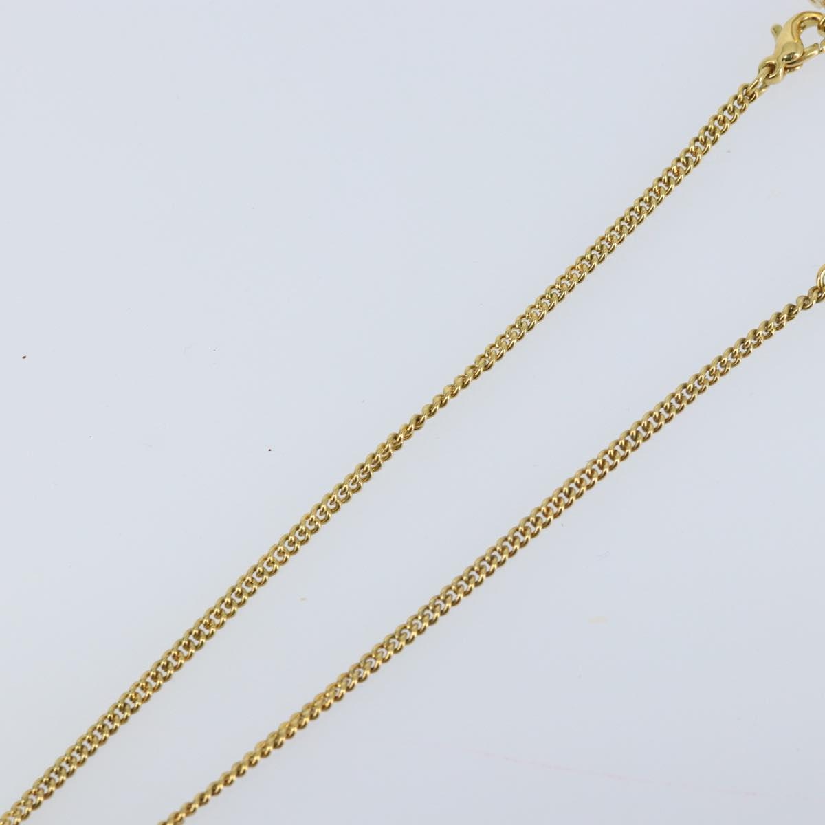 Christian Dior Necklace metal Gold Auth ka3334