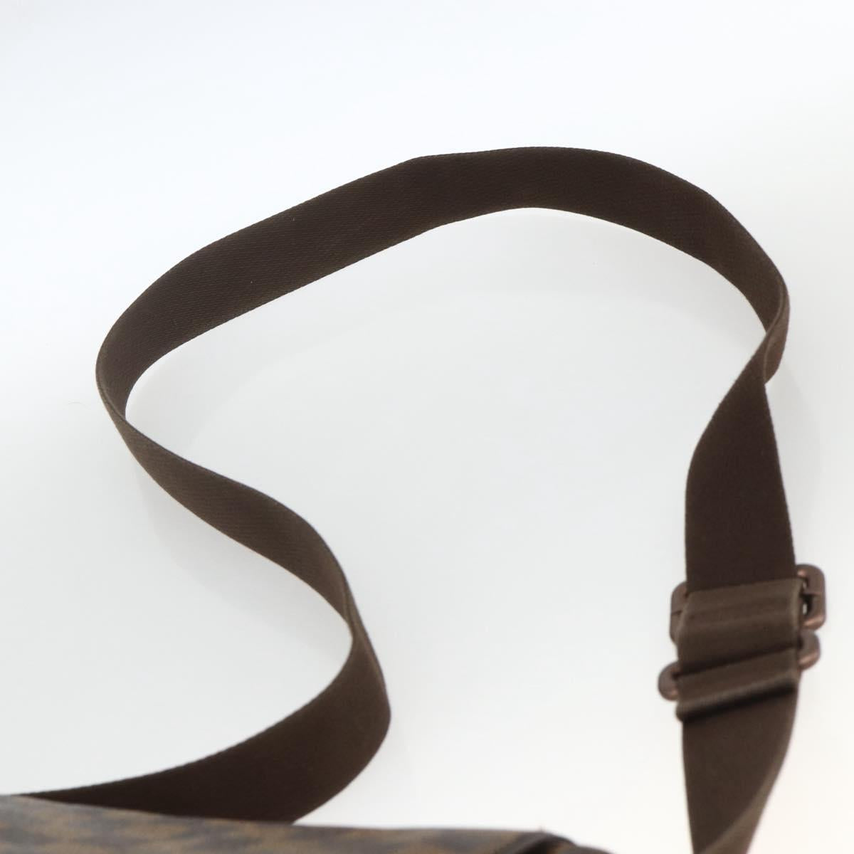 LOUIS VUITTON Damier Ebene Brooklyn MM Shoulder Bag N51211 LV Auth ka3342