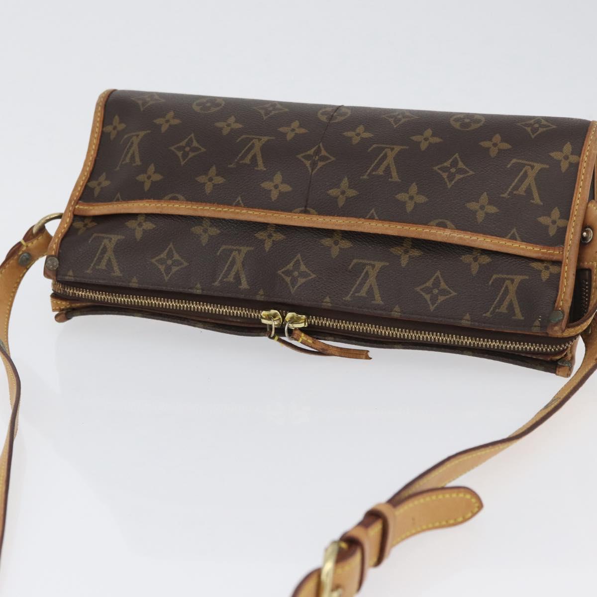 LOUIS VUITTON Monogram Popincourt Long Shoulder Bag M40008 LV Auth ka3345