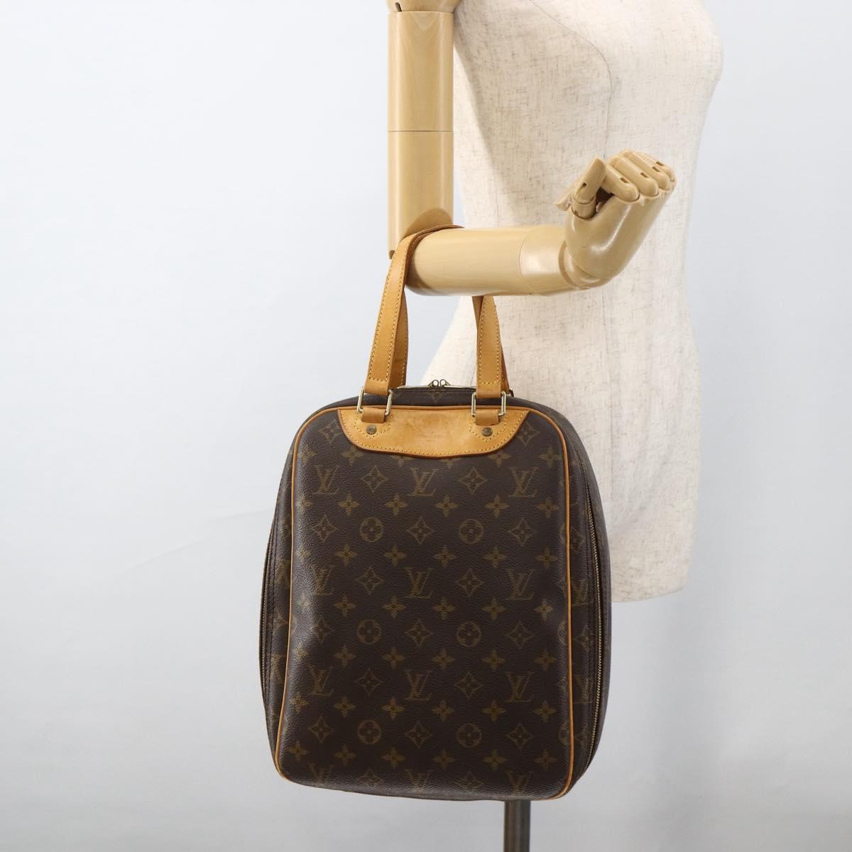 LOUIS VUITTON Monogram Excursion Hand Bag M41450 LV Auth ka3346