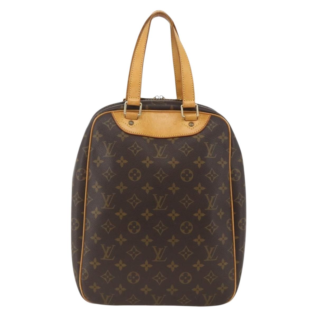 LOUIS VUITTON Monogram Excursion Hand Bag M41450 LV Auth ka3346