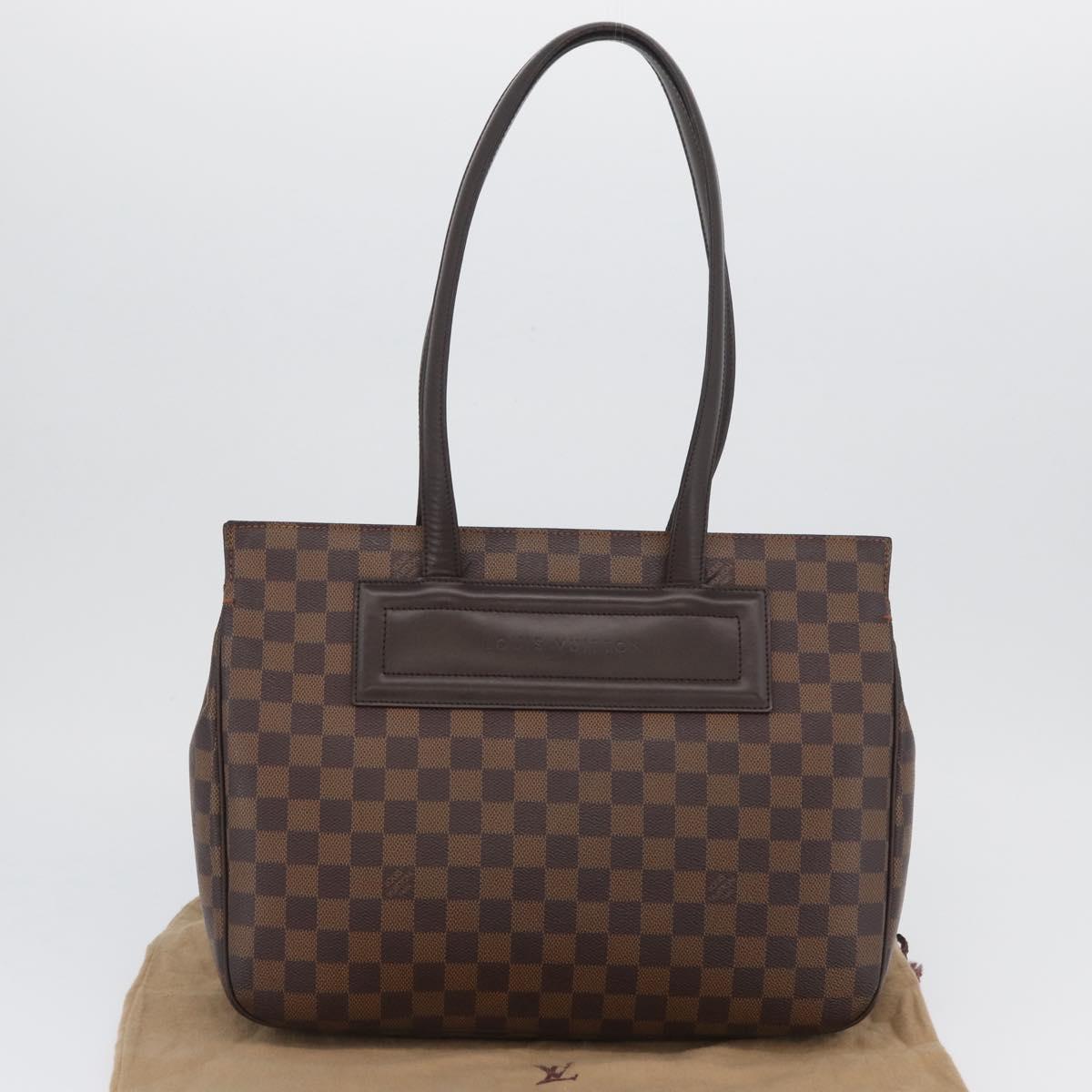 LOUIS VUITTON Damier Ebene Parioli PM Tote Bag N51123 LV Auth ka3348