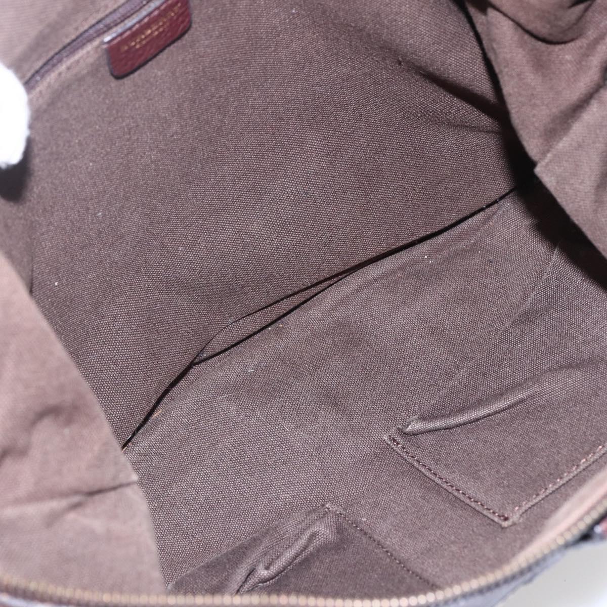 BURBERRY Nova Check Shoulder Bag Canvas 2 Set Beige Auth ka335