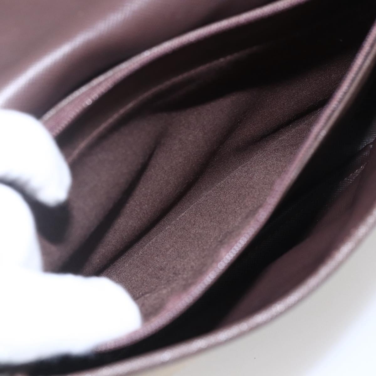 BURBERRY Nova Check Shoulder Bag Canvas 2 Set Beige Auth ka335