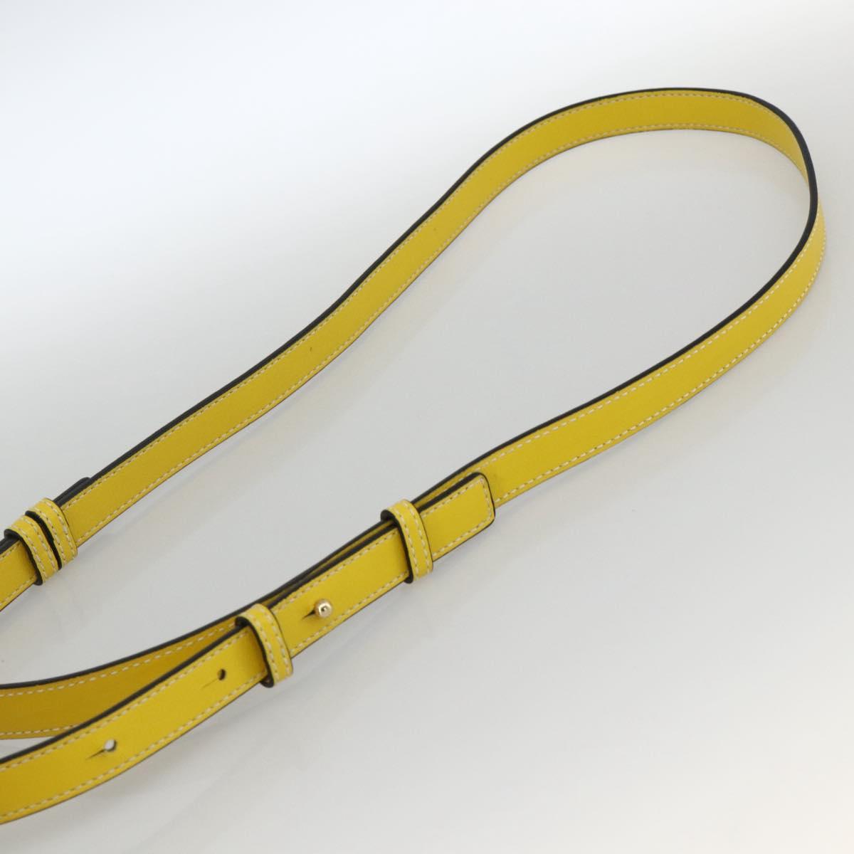 LOEWE Hammock Hand Bag Leather 2way Yellow Auth ka3350SAM
