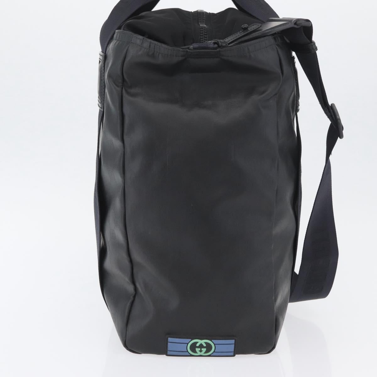 GUCCI GG Crystal Mat Boston Bag 2way Black 779816 Auth ka3353