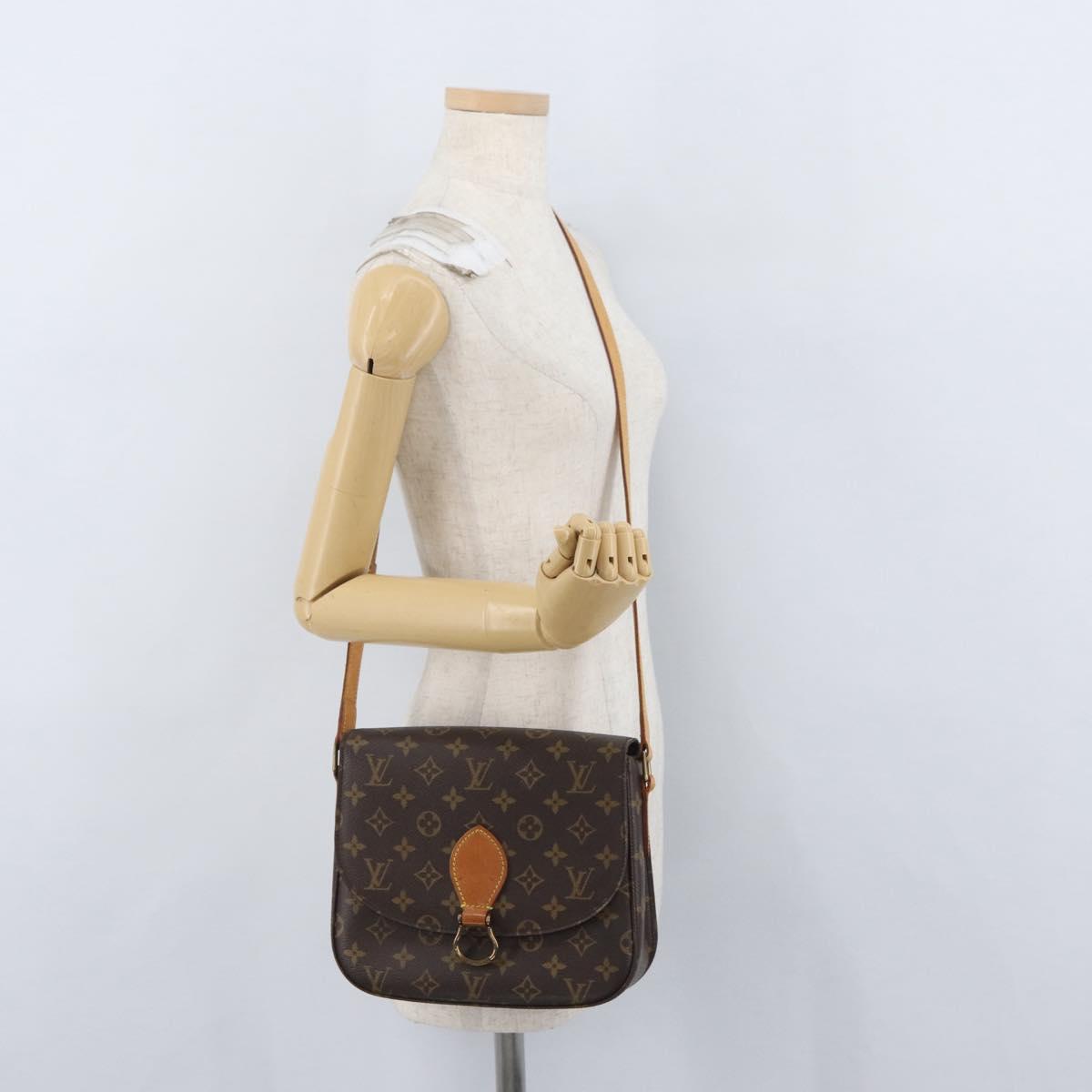 LOUIS VUITTON Monogram Saint Cloud GM Shoulder Bag M51242 LV Auth ka3361