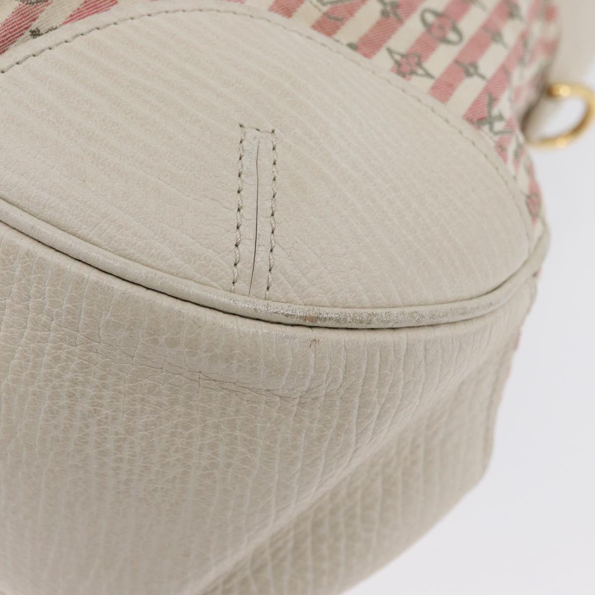 LOUIS VUITTON Mini Lin Marina GM Bag Croisette 2way Pink M95493 LV Auth ka3367A