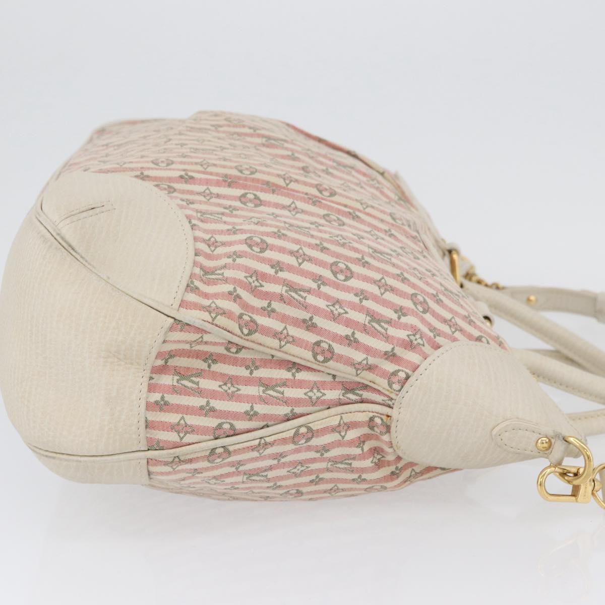LOUIS VUITTON Mini Lin Marina GM Bag Croisette 2way Pink M95493 LV Auth ka3367A