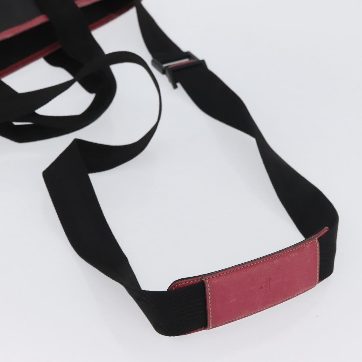 GUCCI Tote Bag PVC Black 162785 Auth ka3368