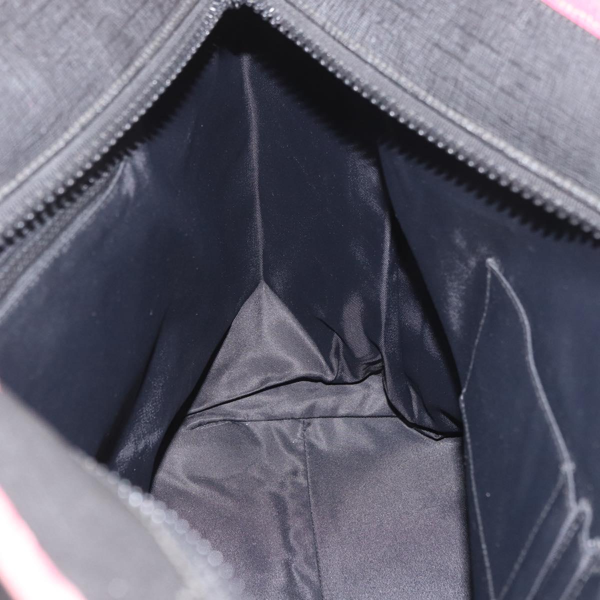 GUCCI Tote Bag PVC Black 162785 Auth ka3368