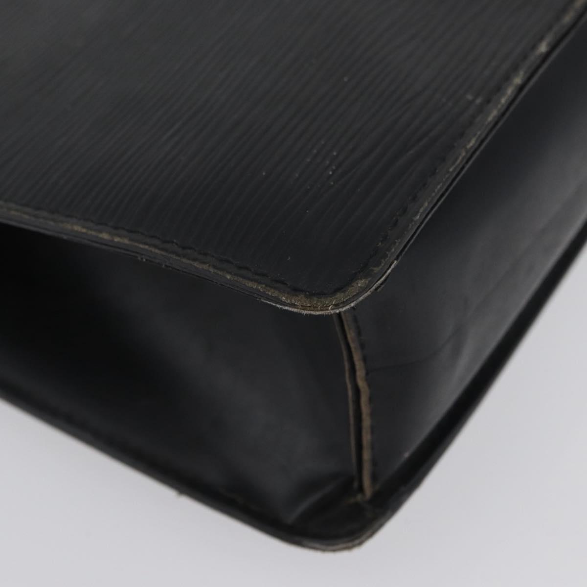 LOUIS VUITTON Epi Monceau 28 Hand Bag Black M52122 LV Auth ka3386