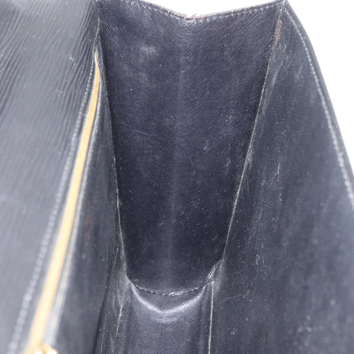 LOUIS VUITTON Epi Monceau 28 Hand Bag Black M52122 LV Auth ka3386