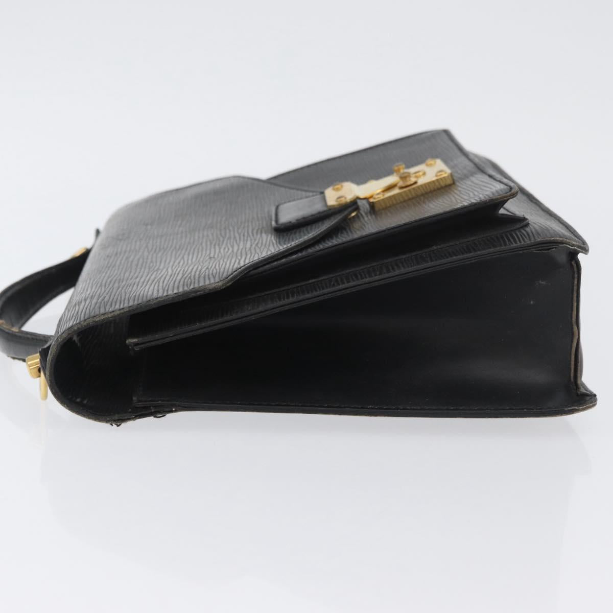 LOUIS VUITTON Epi Monceau 28 Hand Bag Black M52122 LV Auth ka3386