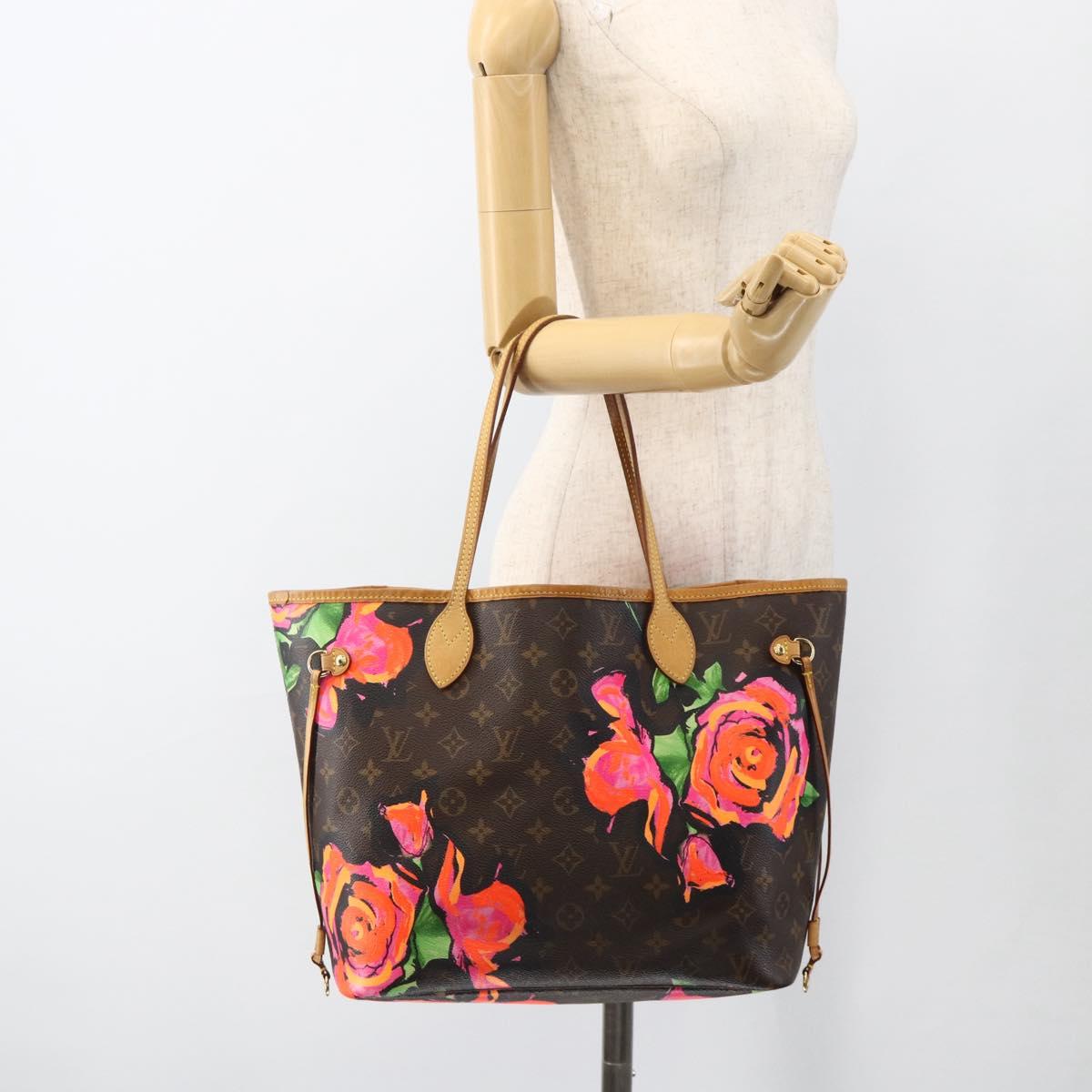 LOUIS VUITTON Monogram Rose Neverfull MM Tote Bag M48613 LV Auth ka3394SAV