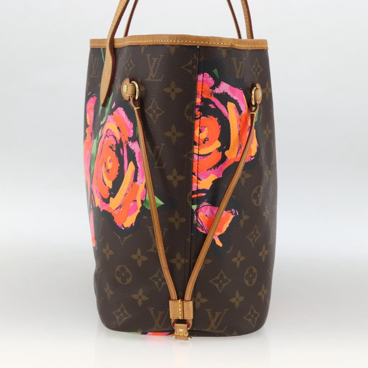 LOUIS VUITTON Monogram Rose Neverfull MM Tote Bag M48613 LV Auth ka3394SAV