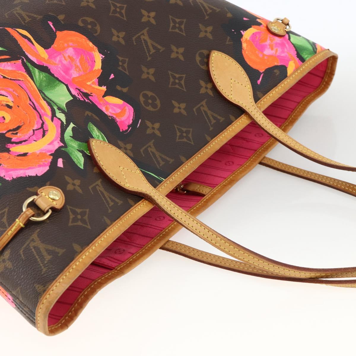 LOUIS VUITTON Monogram Rose Neverfull MM Tote Bag M48613 LV Auth ka3394SAV