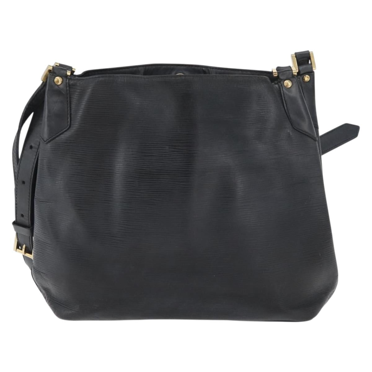 LOUIS VUITTON Epi Mandala MM Shoulder Bag Black M58892 LV Auth ka3396