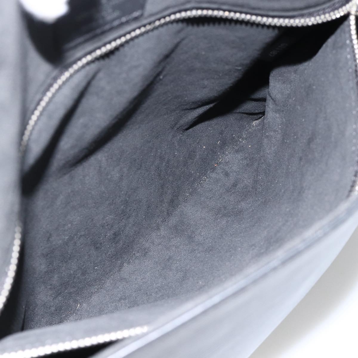 LOUIS VUITTON Epi Harrington Messenger MM Shoulder Bag Black M53409 Auth ka3397