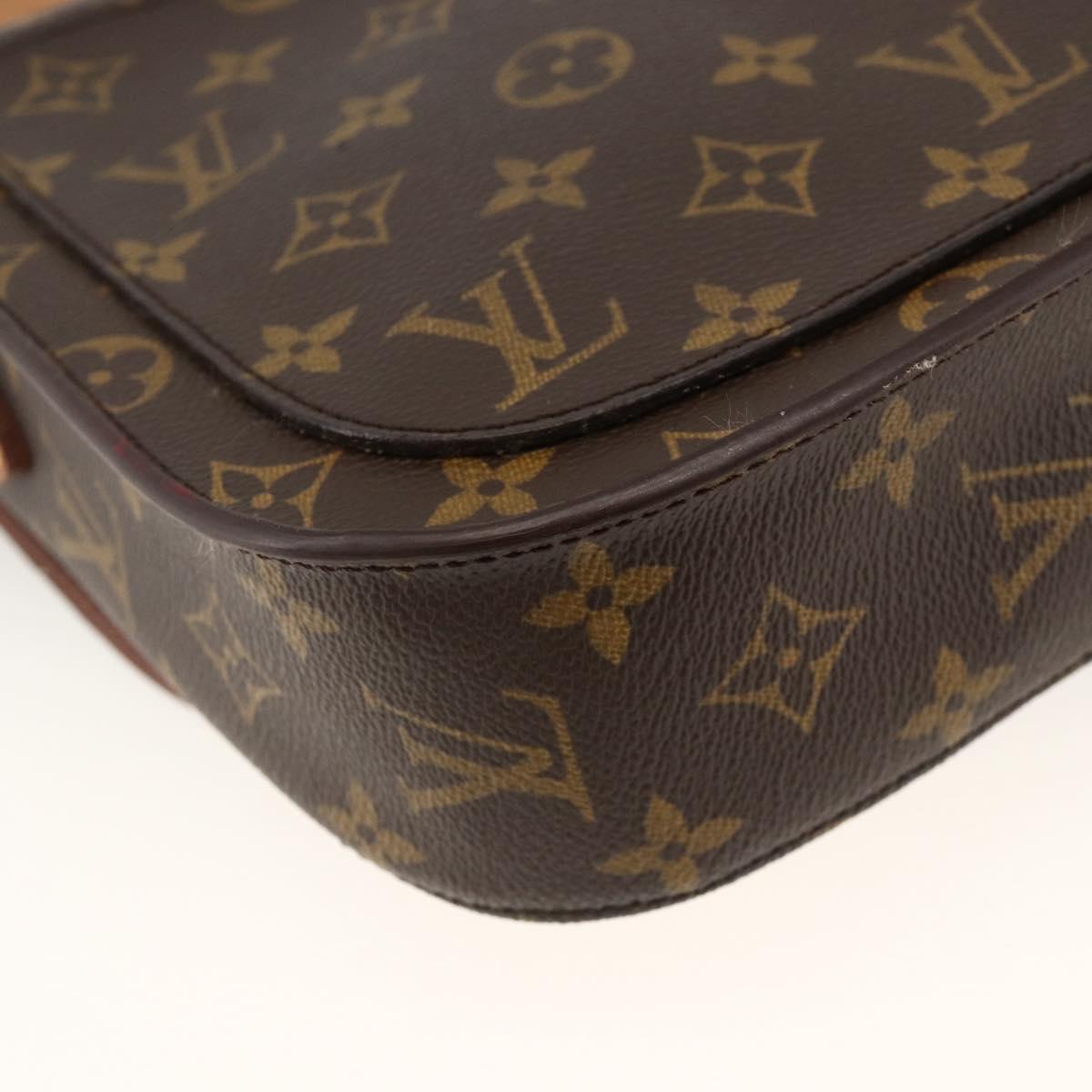LOUIS VUITTON Monogram Saint Cloud GM Shoulder Bag M51242 LV Auth ka3400A
