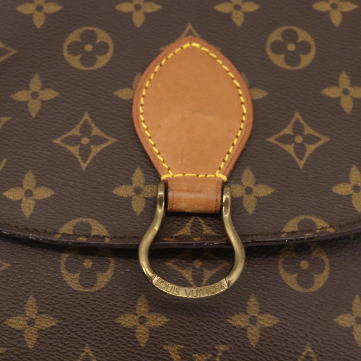 LOUIS VUITTON Monogram Saint Cloud GM Shoulder Bag M51242 LV Auth ka3400A