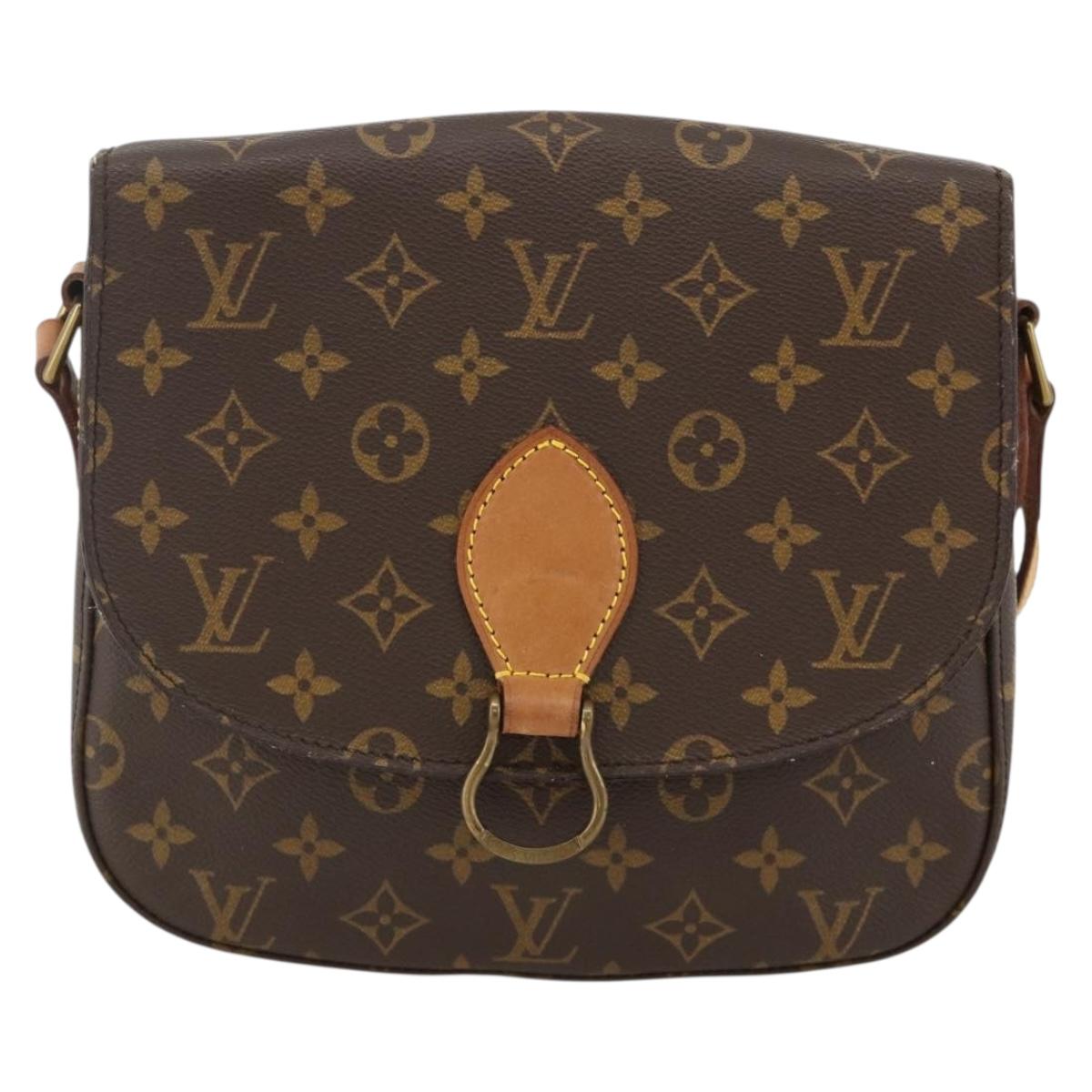 LOUIS VUITTON Monogram Saint Cloud GM Shoulder Bag M51242 LV Auth ka3400A