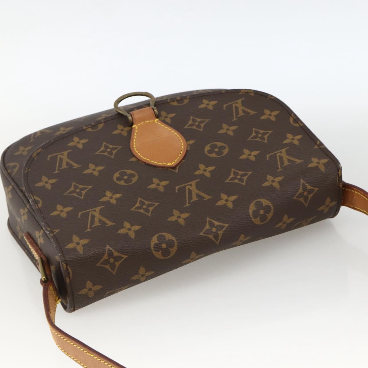LOUIS VUITTON Monogram Saint Cloud GM Shoulder Bag M51242 LV Auth ka3400A
