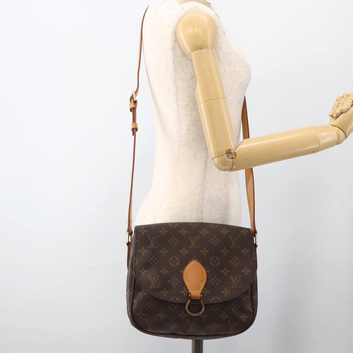 LOUIS VUITTON Monogram Saint Cloud GM Shoulder Bag M51242 LV Auth ka3414