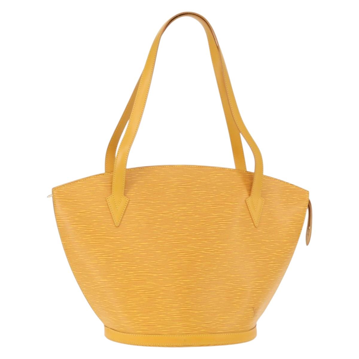 LOUIS VUITTON Epi Saint Jacques Shopping Shoulder Bag Yellow M52269 Auth ka342