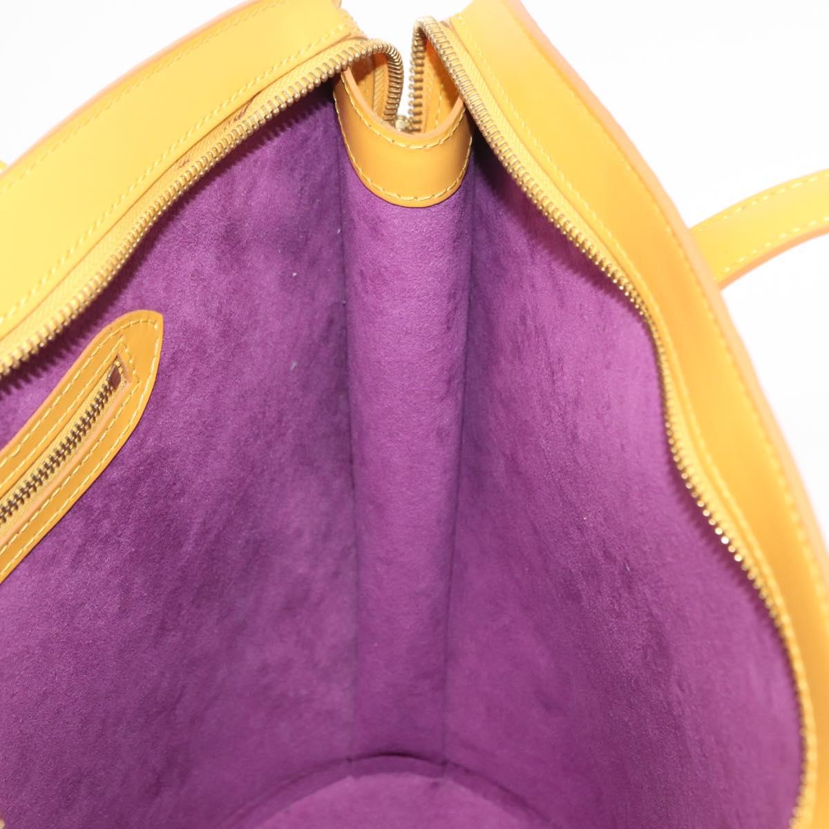 LOUIS VUITTON Epi Saint Jacques Shopping Shoulder Bag Yellow M52269 Auth ka342