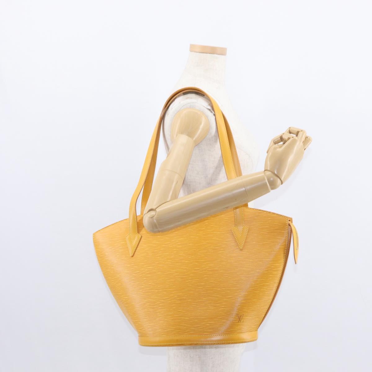 LOUIS VUITTON Epi Saint Jacques Shopping Shoulder Bag Yellow M52269 Auth ka342