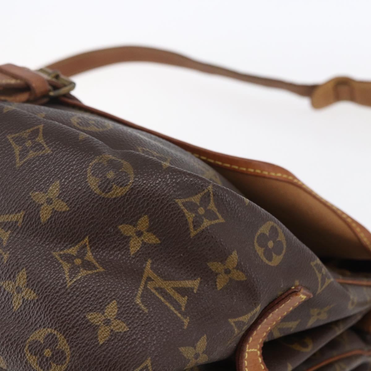 LOUIS VUITTON Monogram Saumur 35 Shoulder Bag M42254 LV Auth ka344