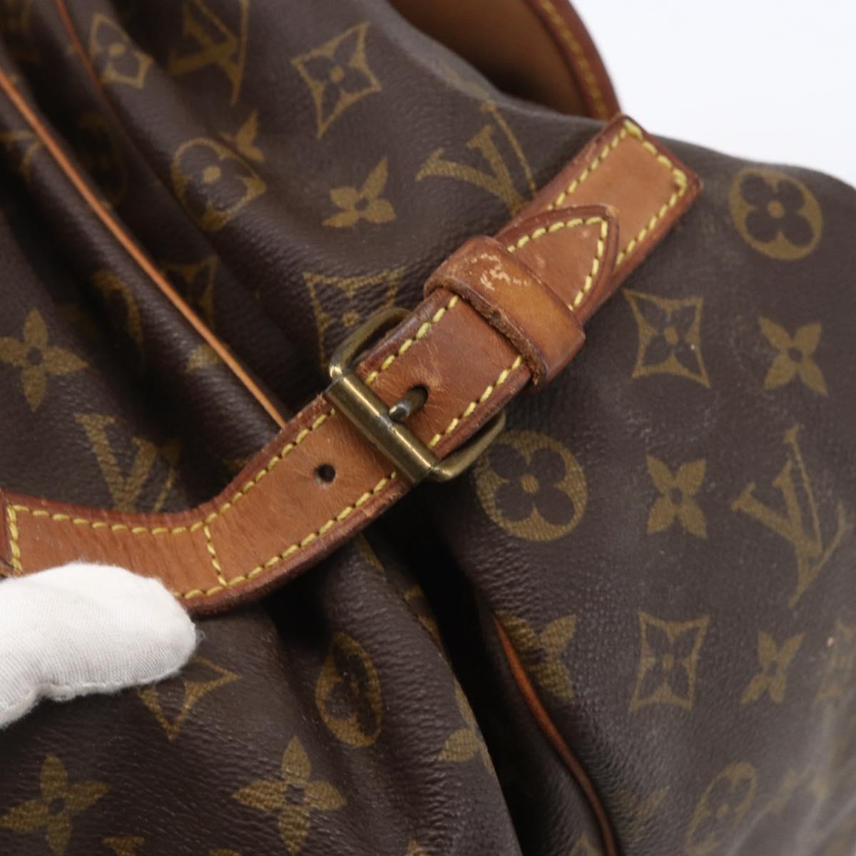 LOUIS VUITTON Monogram Saumur 35 Shoulder Bag M42254 LV Auth ka344