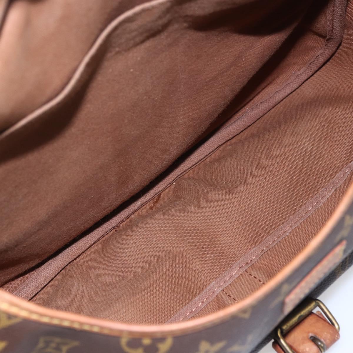 LOUIS VUITTON Monogram Saumur 35 Shoulder Bag M42254 LV Auth ka344