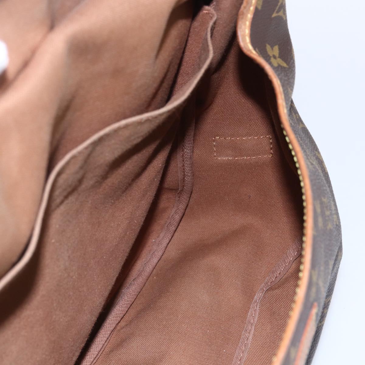 LOUIS VUITTON Monogram Saumur 35 Shoulder Bag M42254 LV Auth ka344
