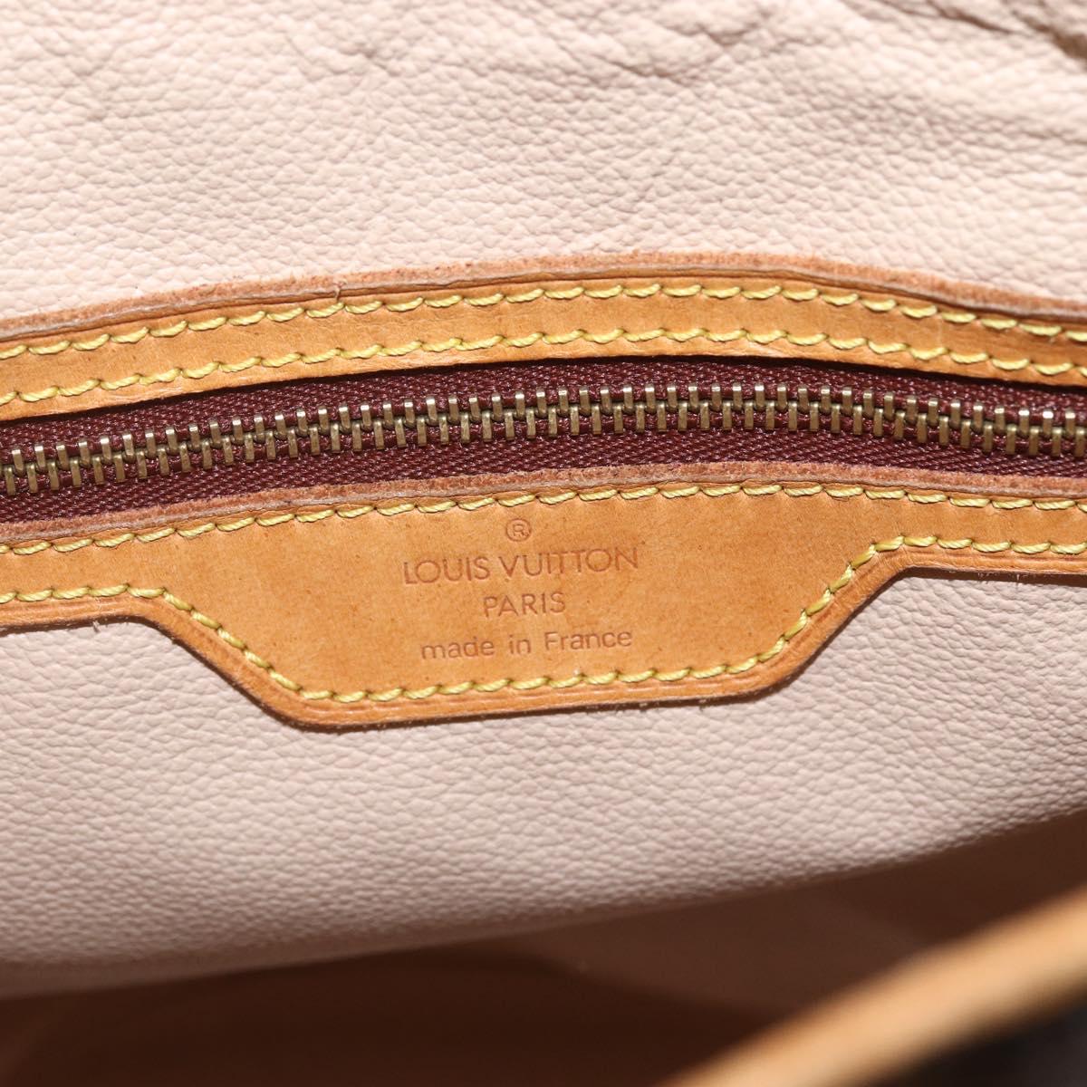 LOUIS VUITTON Monogram Bucket PM Shoulder Bag M42238 LV Auth ka345