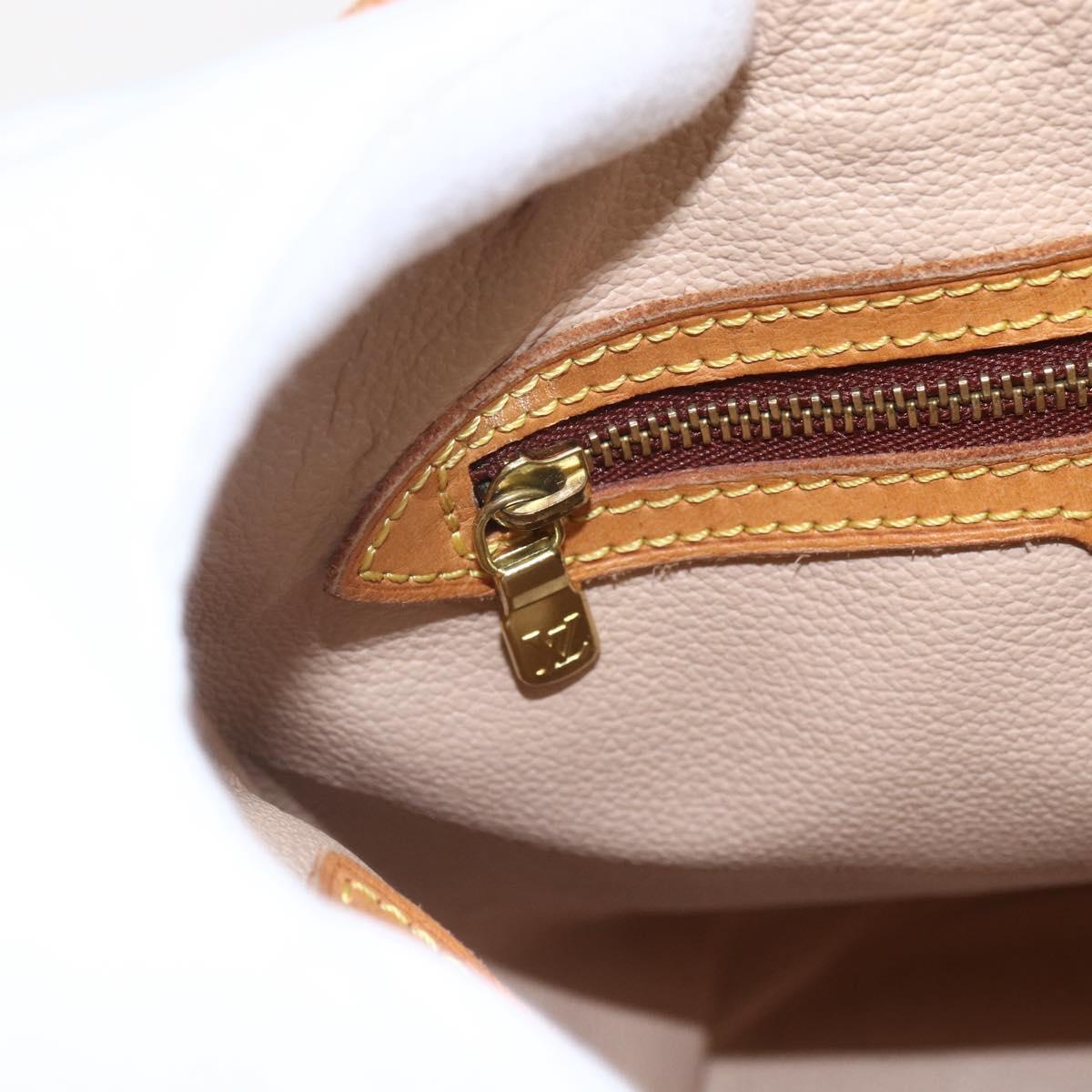 LOUIS VUITTON Monogram Bucket PM Shoulder Bag M42238 LV Auth ka345